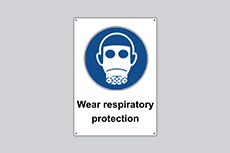 Printed Aluminium mandatory signs