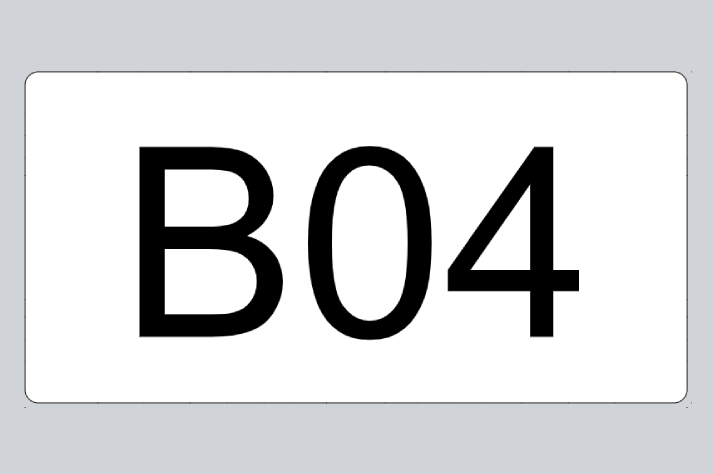 Engraved Traffolyte Label