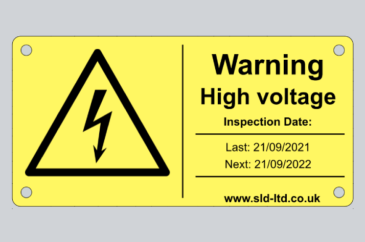 Engraved Isolator Switch Sign