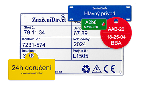 Lasergraverade plastskyltar
