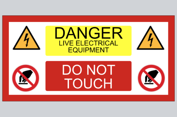Danger Do not touch