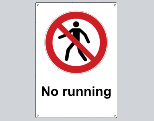 Prohibition sign