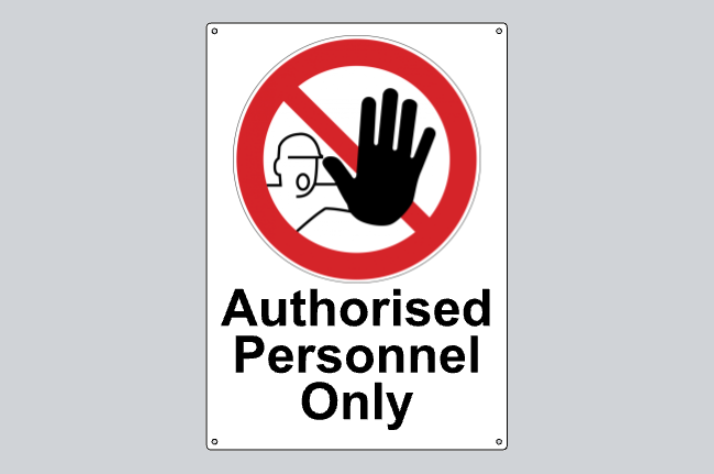Prohibition sign
